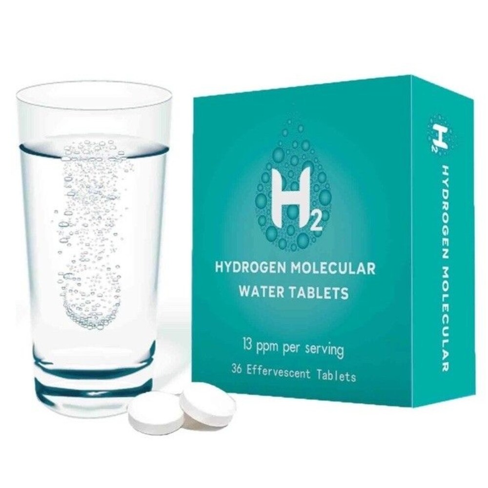 H2 Molecular Hydrogen Water Tablets • 13 ppm • 36 Effervescent Tablets NEW RGCT